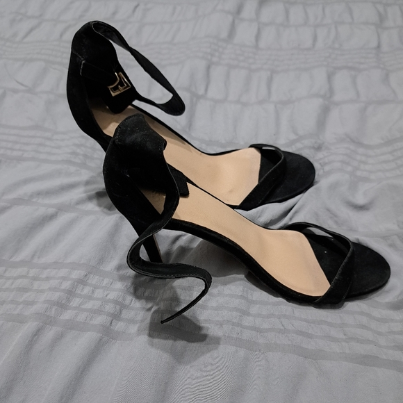 BLACK ASOS  AND BEIGE WILD DIVA SANDALS - Picture 2 of 16